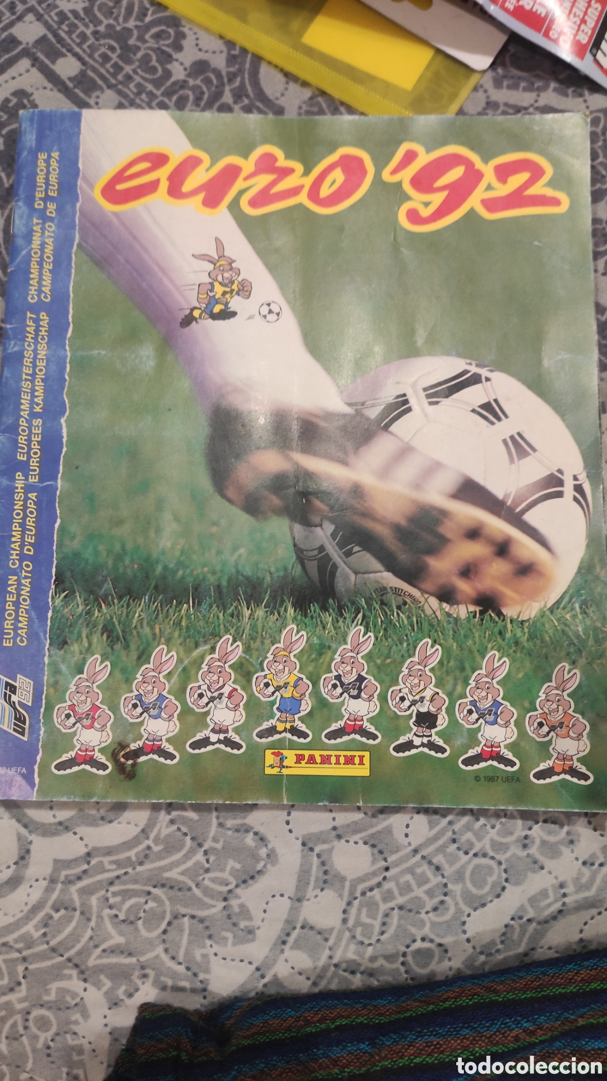 Coleccionismo &aacute;lbumes: Album cromos futbol euro 92