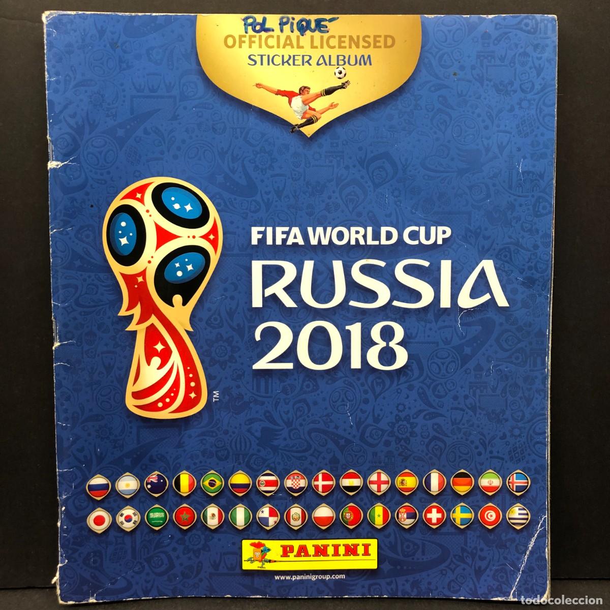 Coleccionismo &aacute;lbumes: ALBUM DE CROMOS - FIFA WORLD CUP - RUSSIA 2018 - PANINI - INCOMPLETO / 630