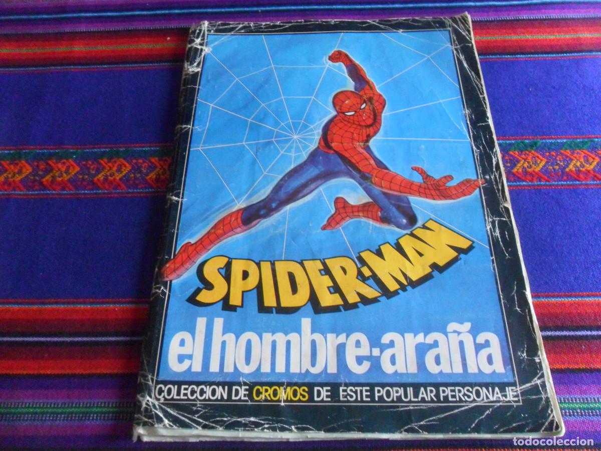 Coleccionismo &aacute;lbumes: SPIDERMAN SPIDER-MAN EL HOMBRE ARA&Ntilde;A INCOMPLETO FALTAN 48 DE 189 CROMOS. PACOSA DOS 1977.