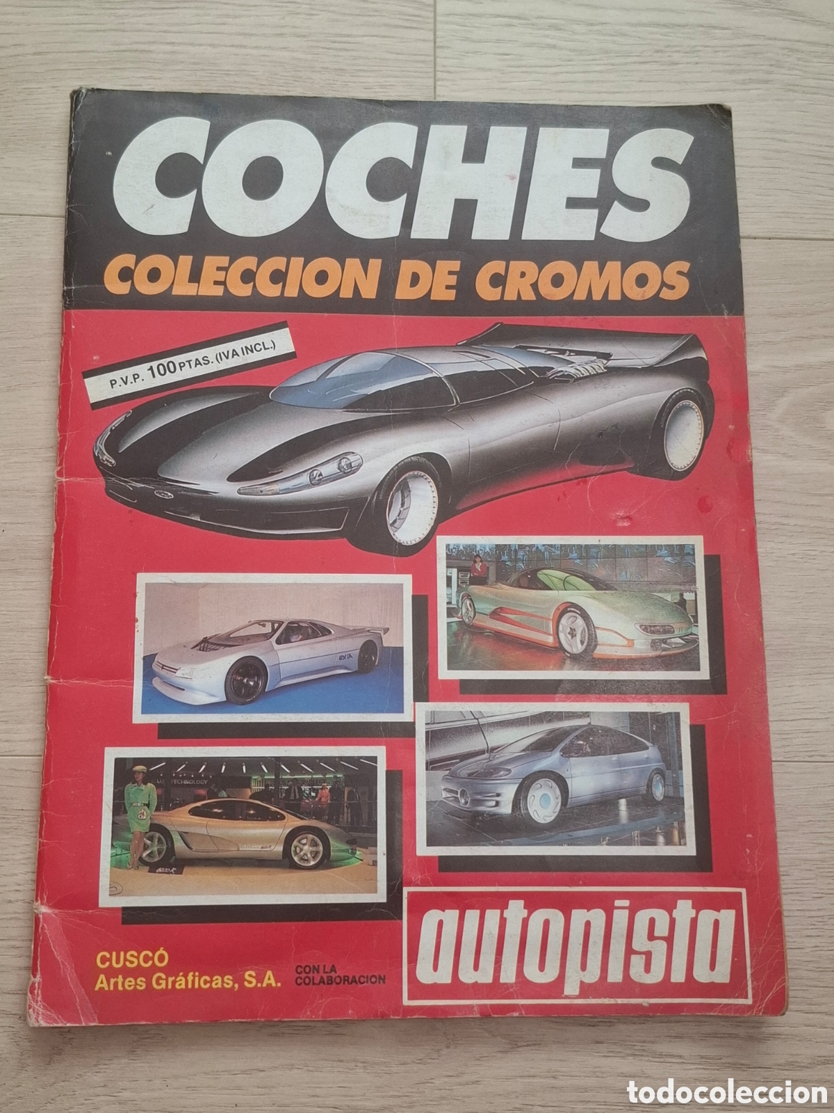Collectionnisme Albums: Colecci&oacute;n de cromos Coches, Autopista, de Cusc&oacute;, de 1991. Incompleto, faltan 15 cromos