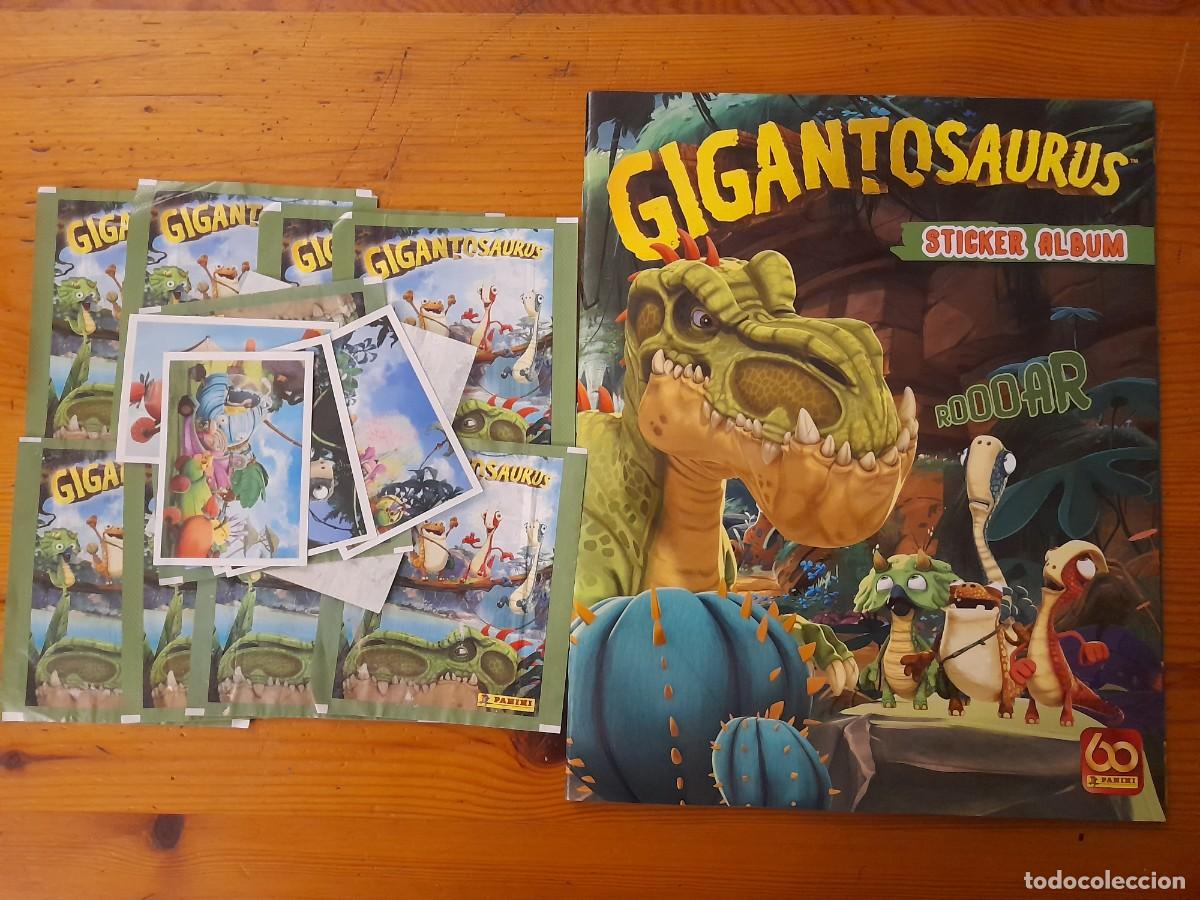 Collectionnisme Albums: &Aacute;lbum Cromos Gigantosaurus Panini Nuevo + 8 Sobres Sin Abrir + 1 Sobre Abierto 5 Cromos