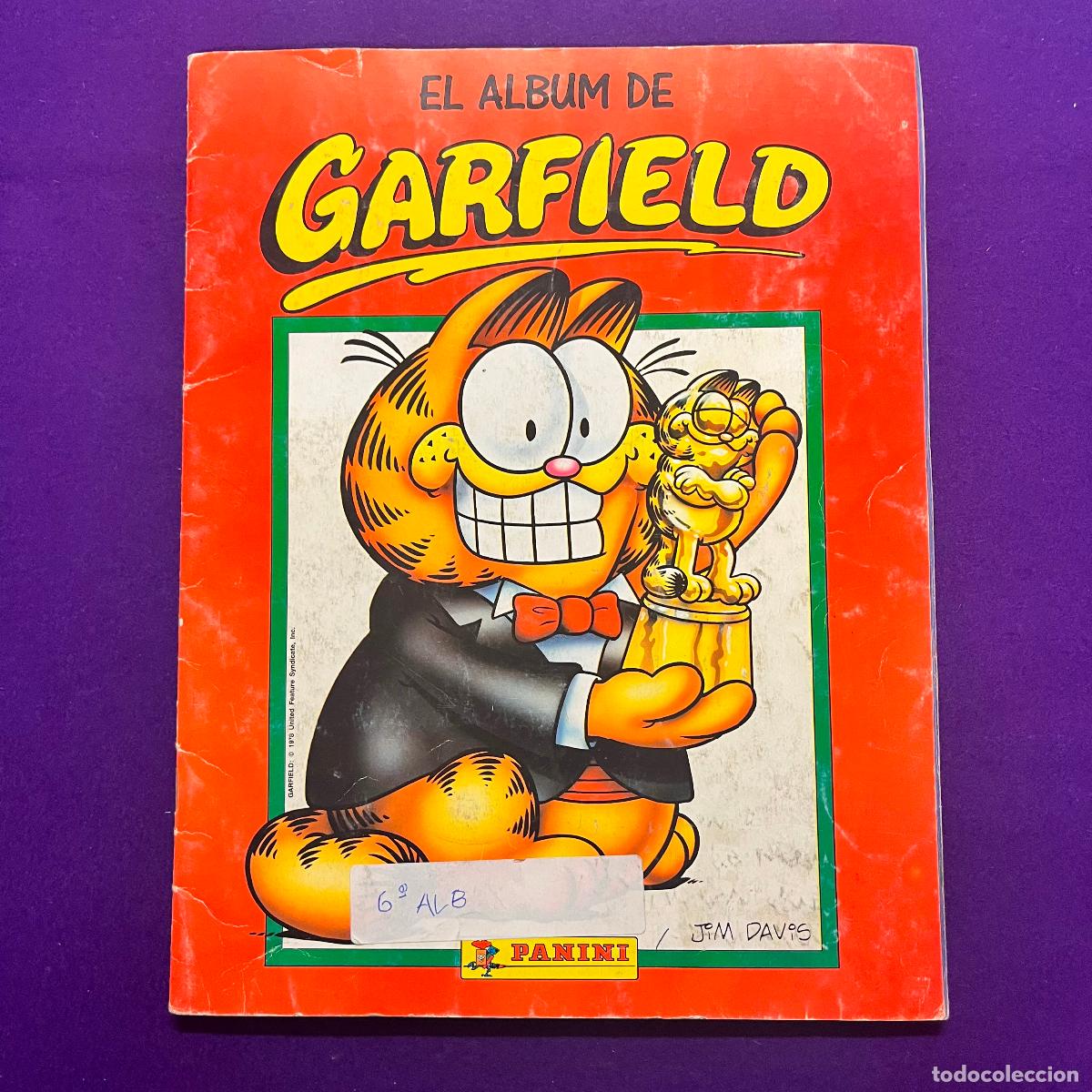 Colecionismo Cadernetas: ALBUM DE CROMOS. GARFIELD. PANINI. INCOMPLETO.