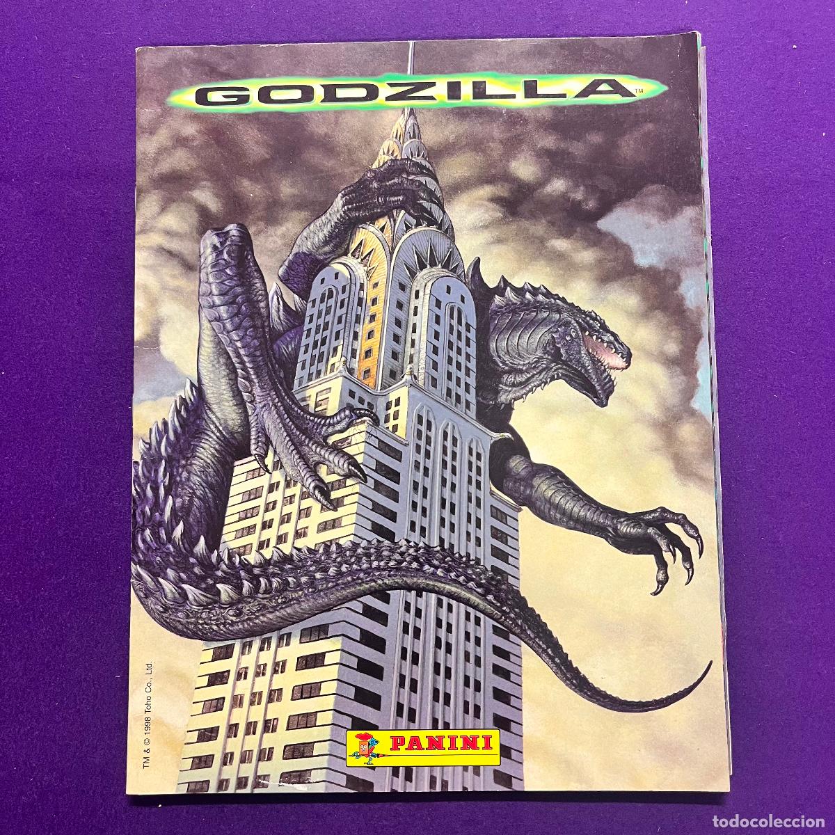 Colecionismo Cadernetas: ALBUM DE CROMOS. GODZILLA. PANINI. INCOMPLETO.