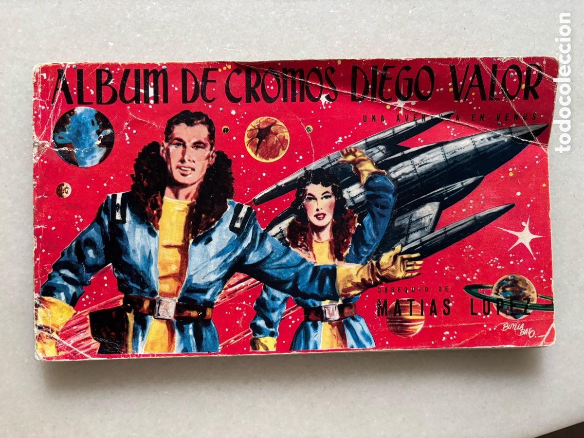 Colecionismo Cadernetas: ALBUM CROMOS VACIO DIEGO VALOR UNA AVENTURA EN VENUS