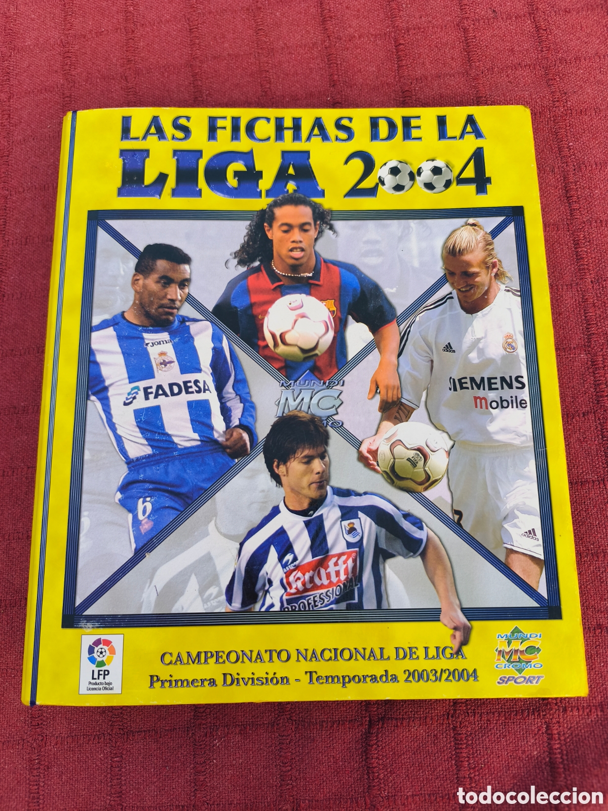 Coleccionismo &aacute;lbumes: ALBUM DE CROMOS LAS FICHAS DE LA LIGA 2004 PRIMERA DIVISI&Oacute;N TEMPORADA 2003/2004 MUNDI CROMO