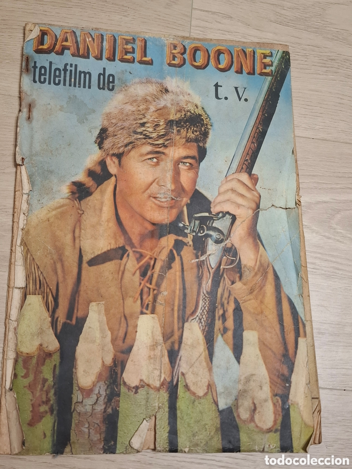 Sammeln Sammelalben: Album Daniel Boone, de Fher, en mal estado y con 46 cromos