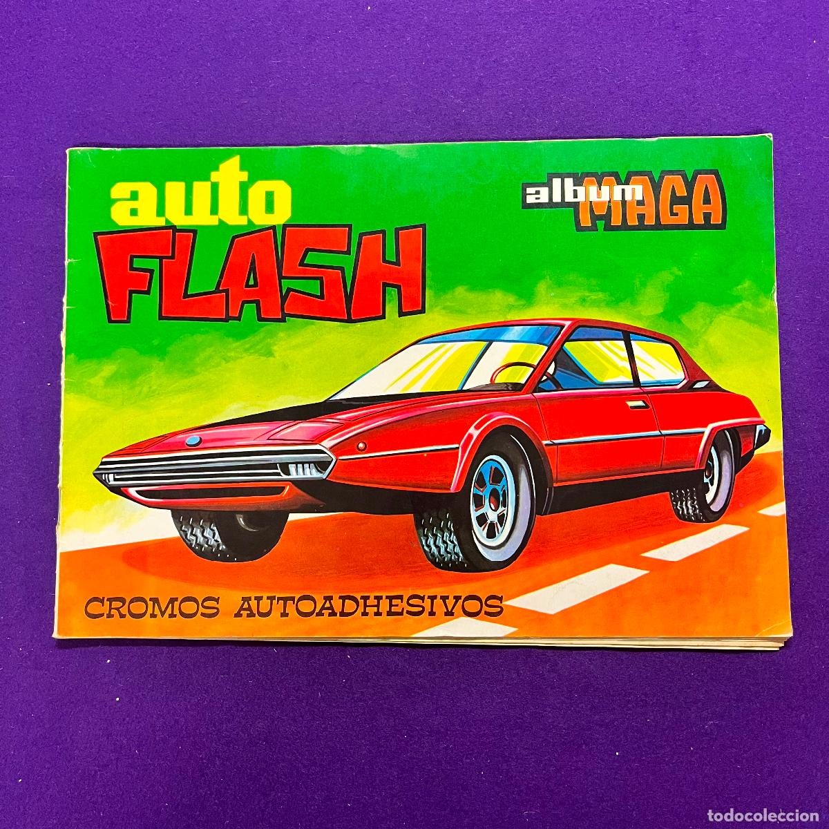 Collectionnisme Albums: ALBUM DE CROMOS. AUTO FLASH. ALBUM MAGA. INCOMPLETO.