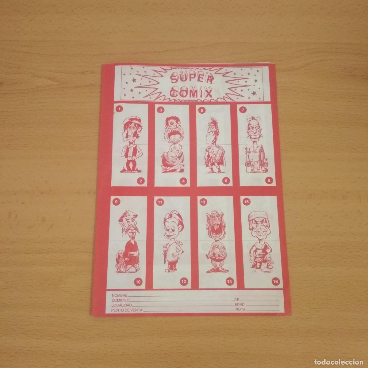 Collectionnisme Albums: &Aacute;lbum vac&iacute;o cromos Super Comix. A&ntilde;os 80. Buen estado.