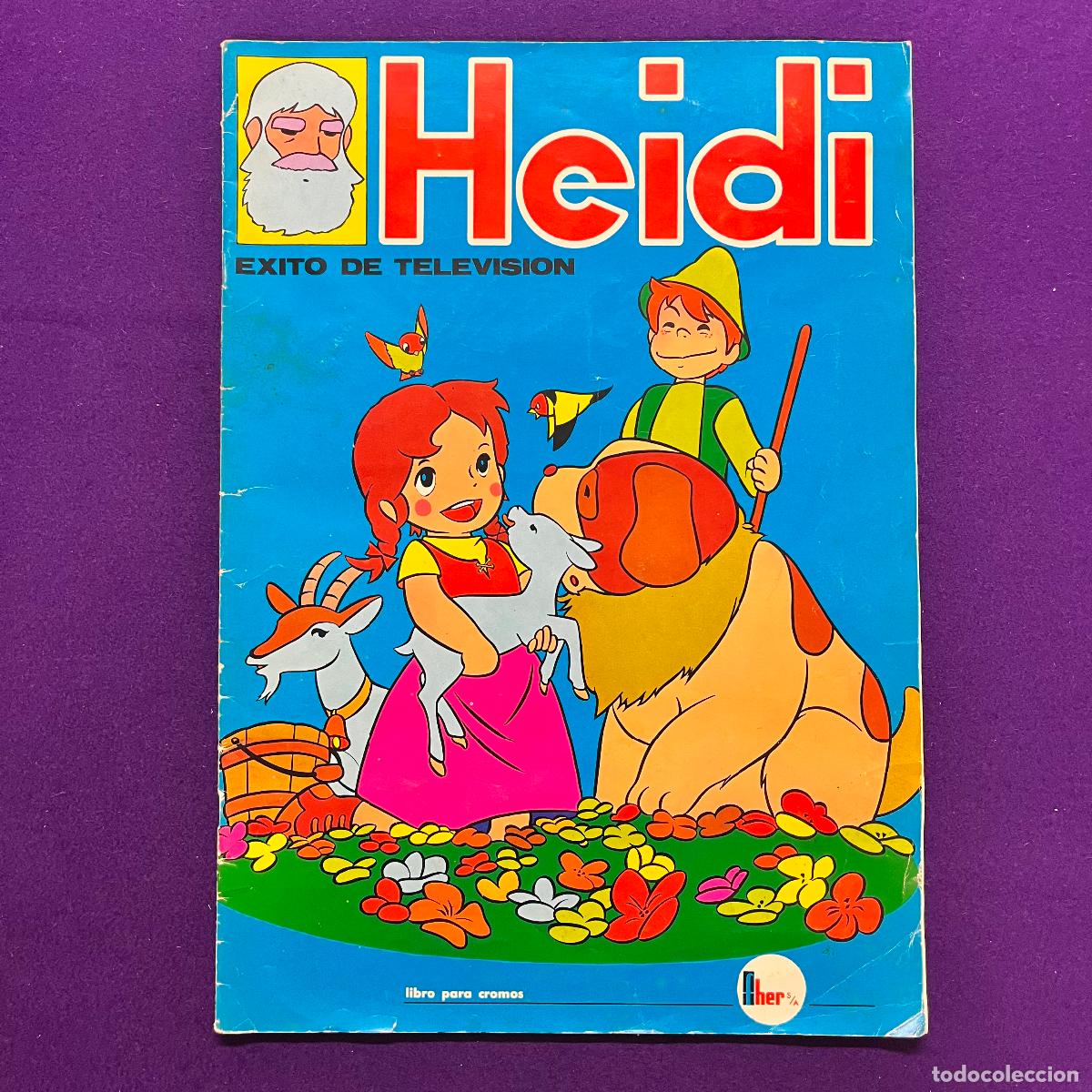 Collectable Incomplete Albums: ALBUM DE CROMOS. HEIDI. EXITO DE TELEVISION. FHER. 1975. INCOMPLETO.