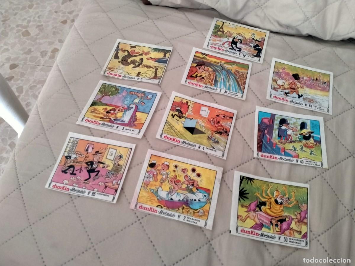 Coleccionismo &aacute;lbumes: cromos de dunkin de motadelo