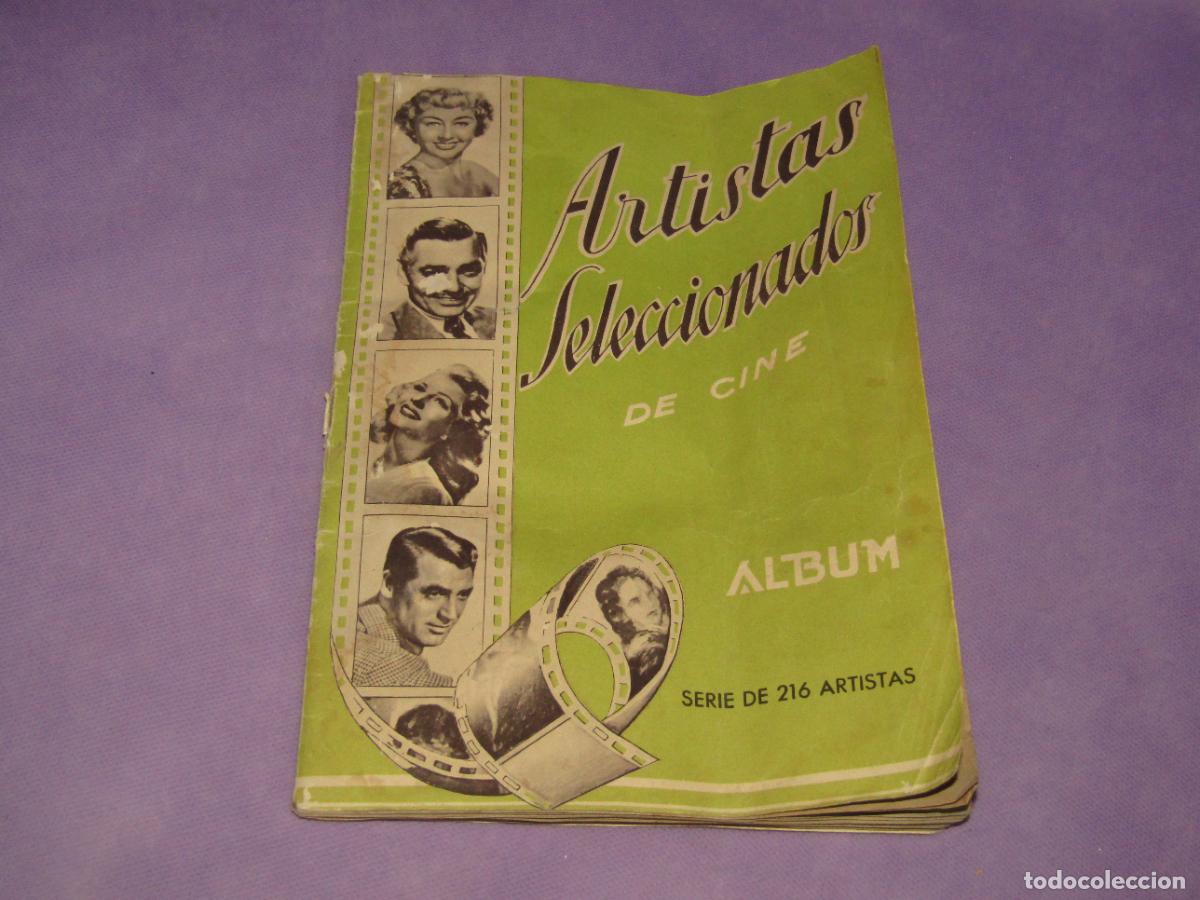 Sammeln Sammelalben: Antiguo &Aacute;lbum ARTISTAS SELECCIONADOS DE CINE de Ediciones FERCA A&ntilde;o 1950s.