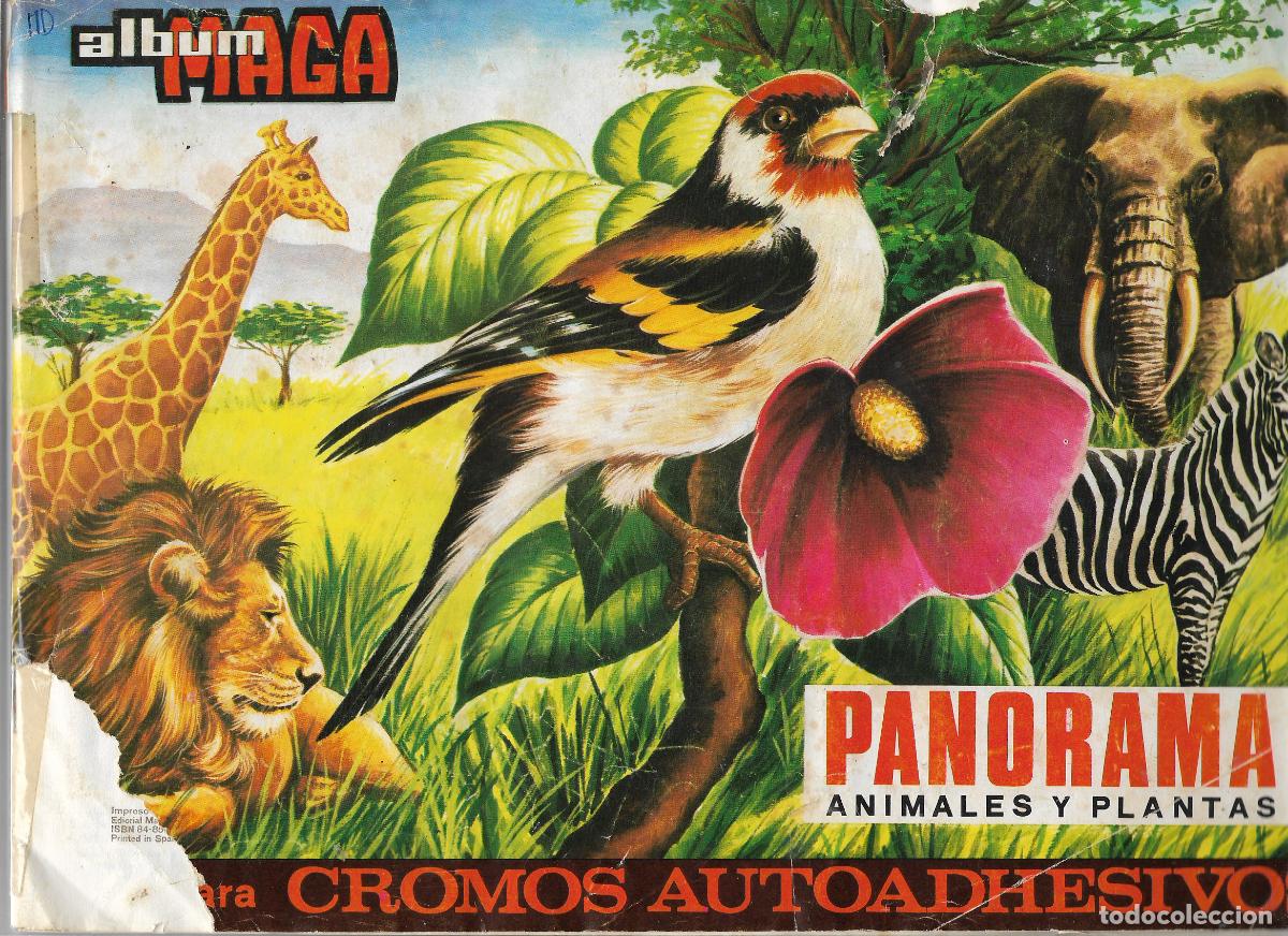 Colecionismo Cadernetas: ALBUM MAGA. PANORAMA. ANIMALES Y PLANTAS. 1976. (C/35 RUM)