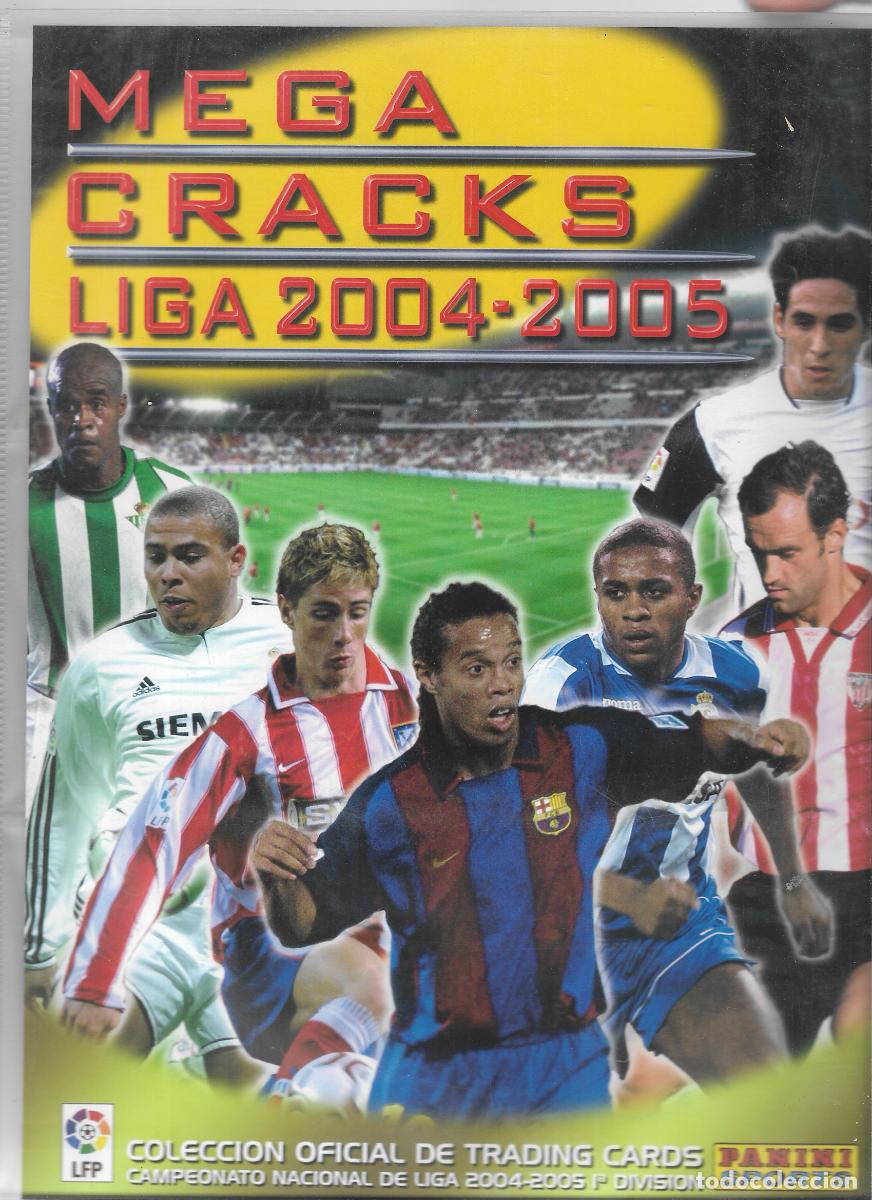 Colecionismo Cadernetas: MEGA CRACKS. LIGA 2004 - 2005. PANINI SPORTS. (C/35 RUM)