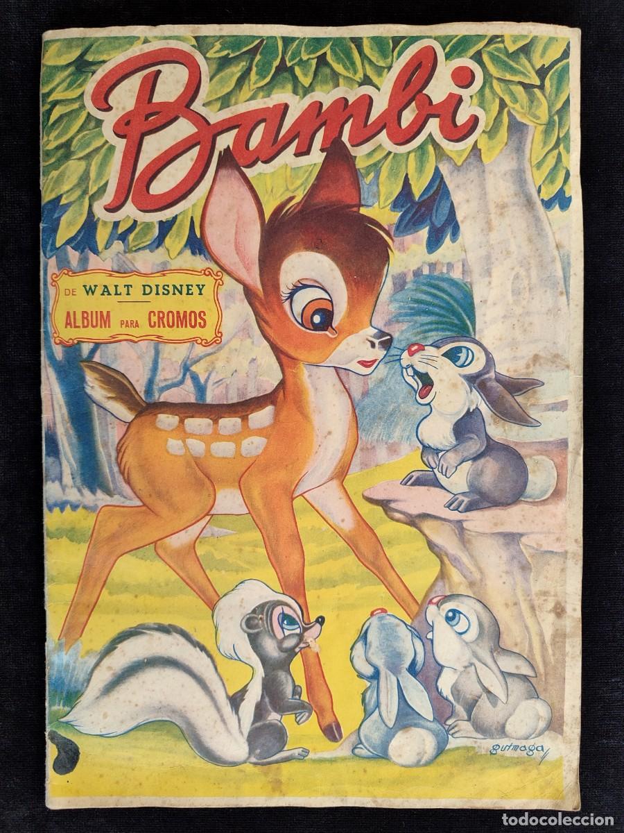 Coleccionismo &aacute;lbumes: BAMBI. &Aacute;LBUM CROMOS, FHER, 1961. INCOMPLETO, FALTAN 2 CROMOS