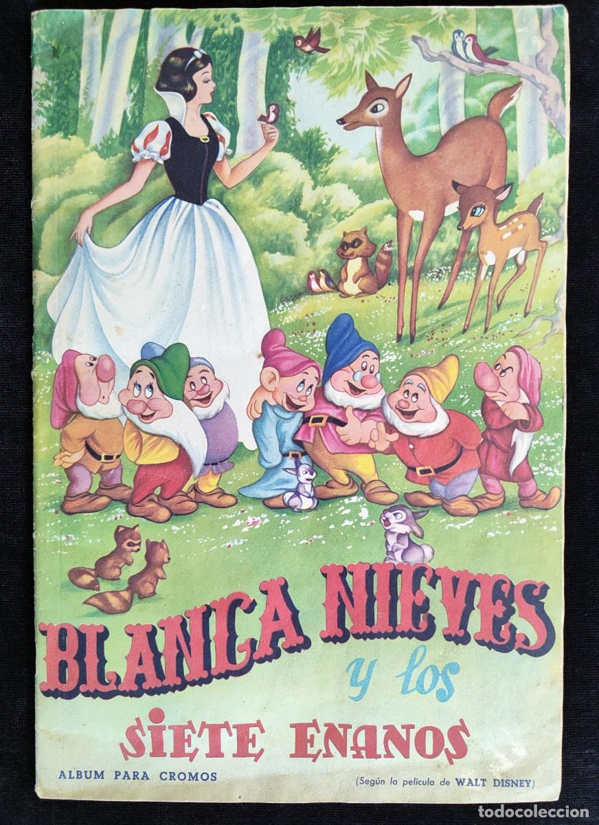 Coleccionismo &aacute;lbumes: BLANCA NIEVES Y LOS SIETE ENANOS. &Aacute;LBUM CROMOS, FHER, 1964. INCOMPLETO, FALTAN 80
