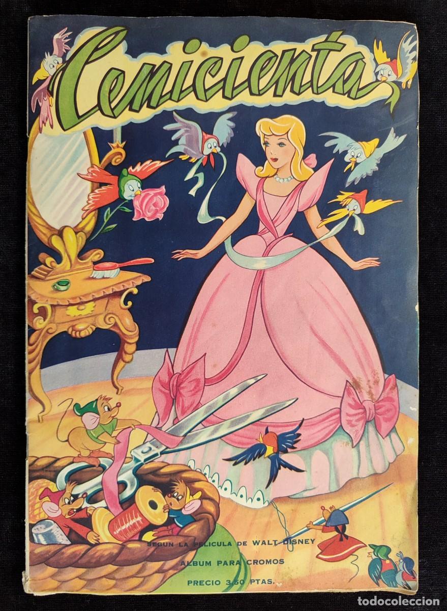 Coleccionismo &aacute;lbumes: CENICIENTA. &Aacute;LBUM CROMOS, FHER, 1968. INCOMPLETO, FALTAN 95 + 50 REPES SIN PEGAR