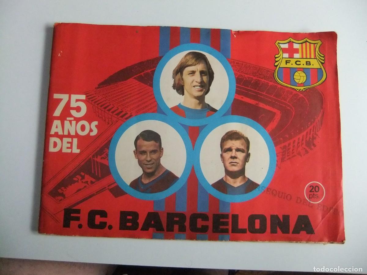 Coleccionismo &aacute;lbumes: CDA ALBUM 75 ANIVERSARIO F.C. BARCELONA