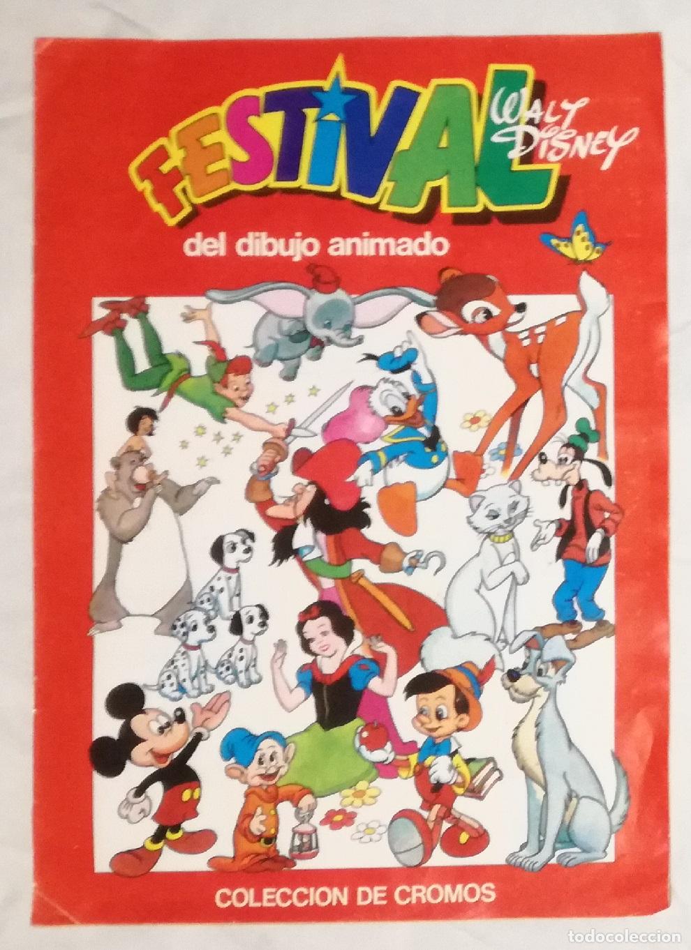 Coleccionismo &aacute;lbumes: Album Festival del dibujo animado Waltd Disney, Pacosa Dos - A falta de 4 cromos
