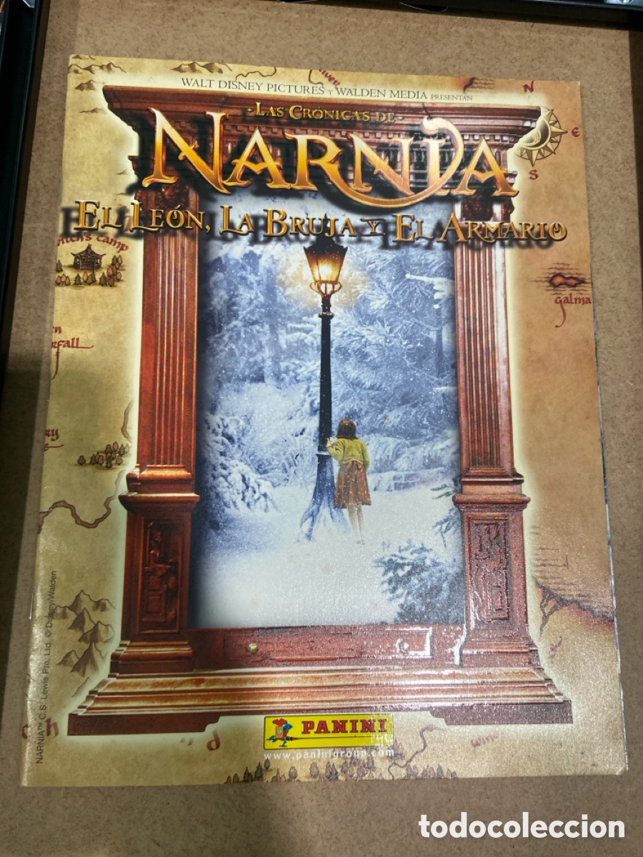 Collectable Incomplete Albums: Album incompleto. Las cr&oacute;nicas de narnia. Panini. Faltan 21 cromos