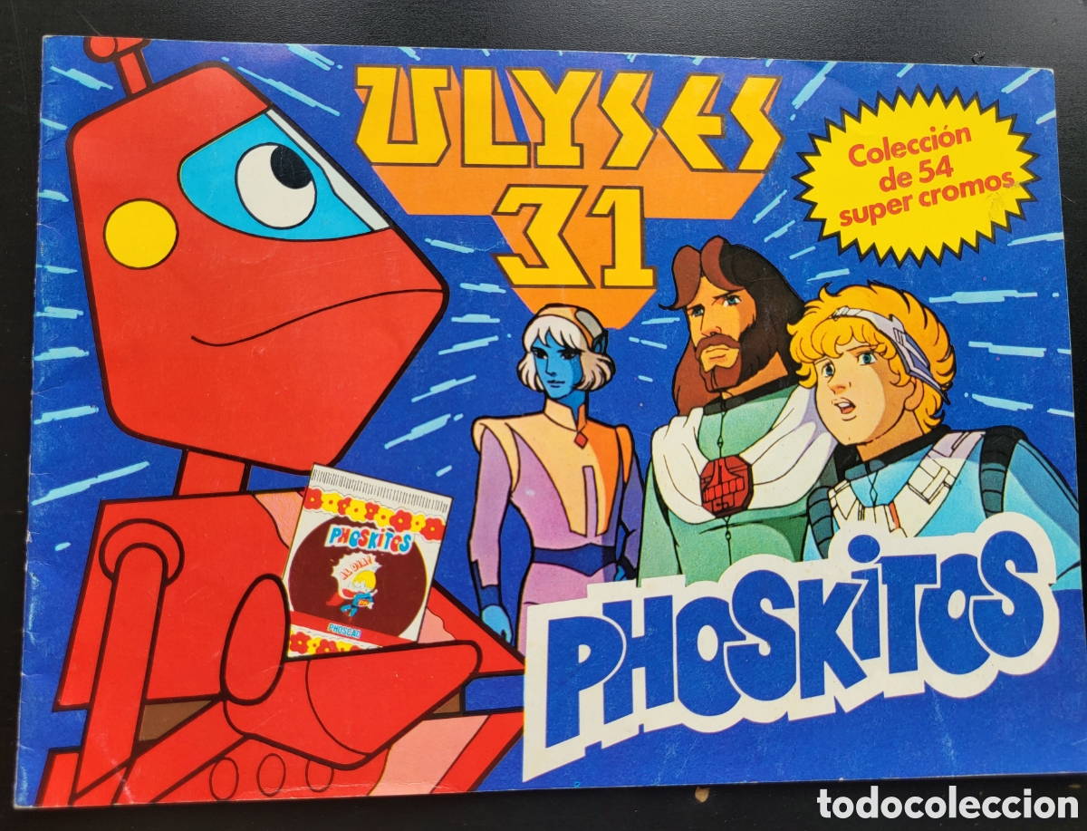 Coleccionismo &aacute;lbumes: &Aacute;LBUM CROMOS ULYSES 31 PHOSKITOS CASI NUEVO