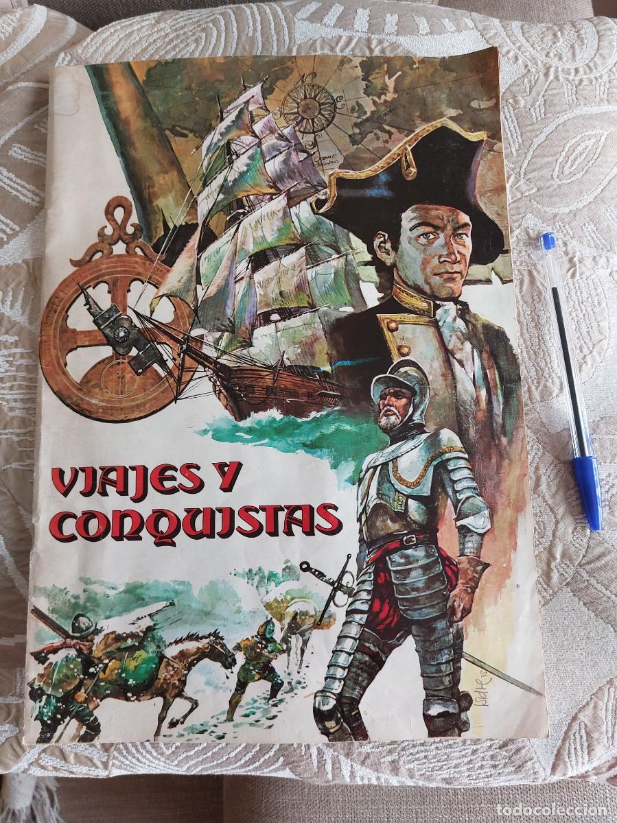 Coleccionismo &aacute;lbumes: Viajes y conquistas Ruiz Romero 1976 &aacute;lbum incompleto 252 de 264 cromos