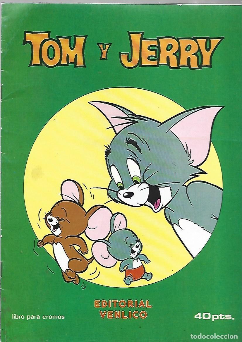 Coleccionismo &aacute;lbumes: Tom y Jerry, 1983, &aacute;lbum vacio, Venlico, muy buen estado. Caja DA