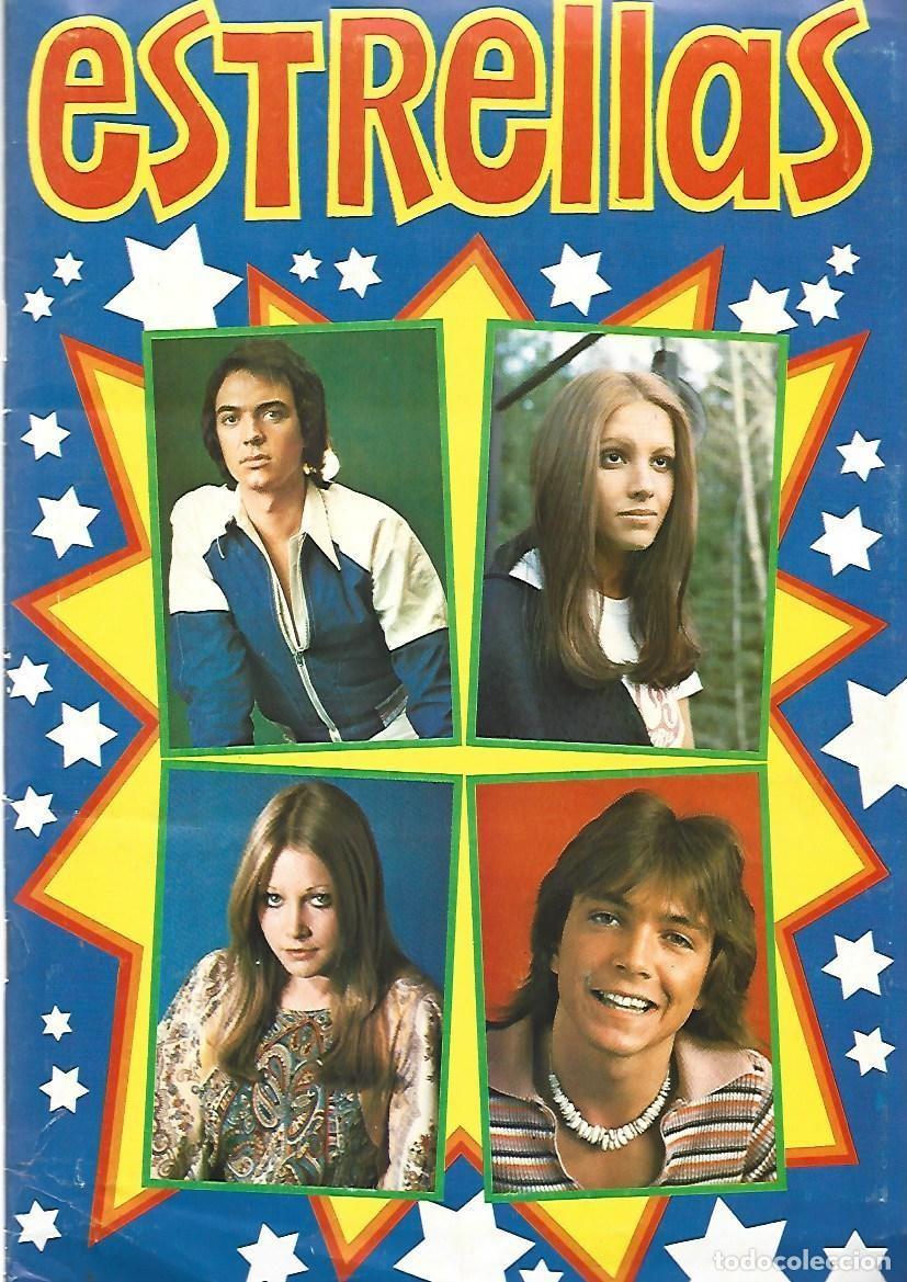 Coleccionismo &aacute;lbumes: Estrellas, 1974, &aacute;lbum completo a falta de 3 cromos, Este, muy buen estado