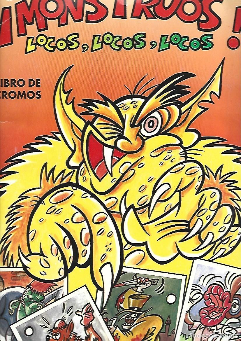 Coleccionismo &aacute;lbumes: &Aacute;lbum, Monstruos locos, locos, locos, a falta de un cromo, muy buen estado