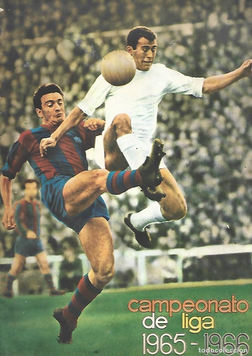 Coleccionismo &aacute;lbumes: &Aacute;lbum Campeonato de liga 1965-1966, a falta de 3 cromos, 1965, Disgra, muy buen estado