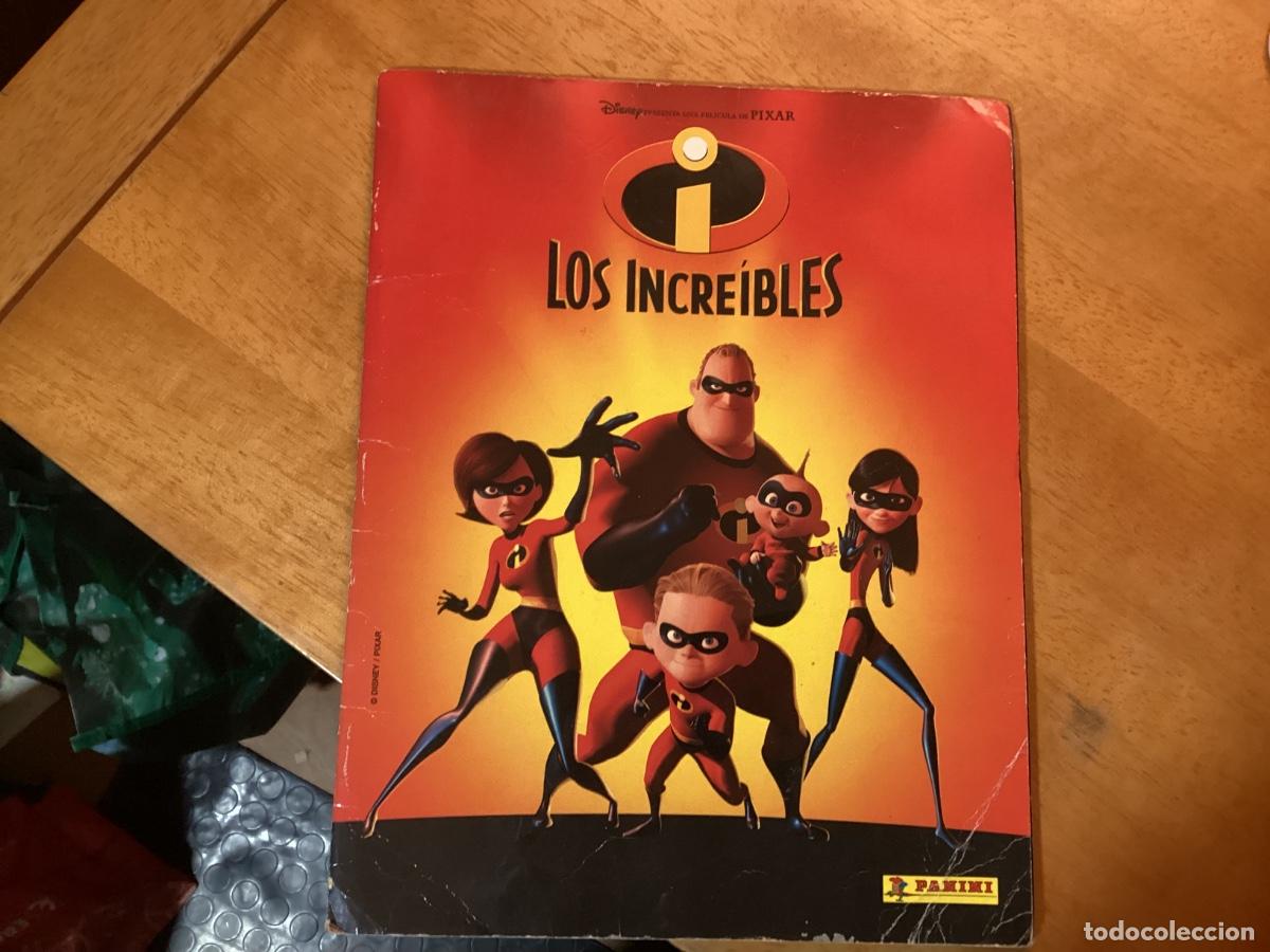 Coleccionismo &aacute;lbumes: ALBUM LOS INCREIBLES PANINI CASI COMPLETO FALTAN UNOS 20 LA MAYORIA CROMOS DEL POSTER