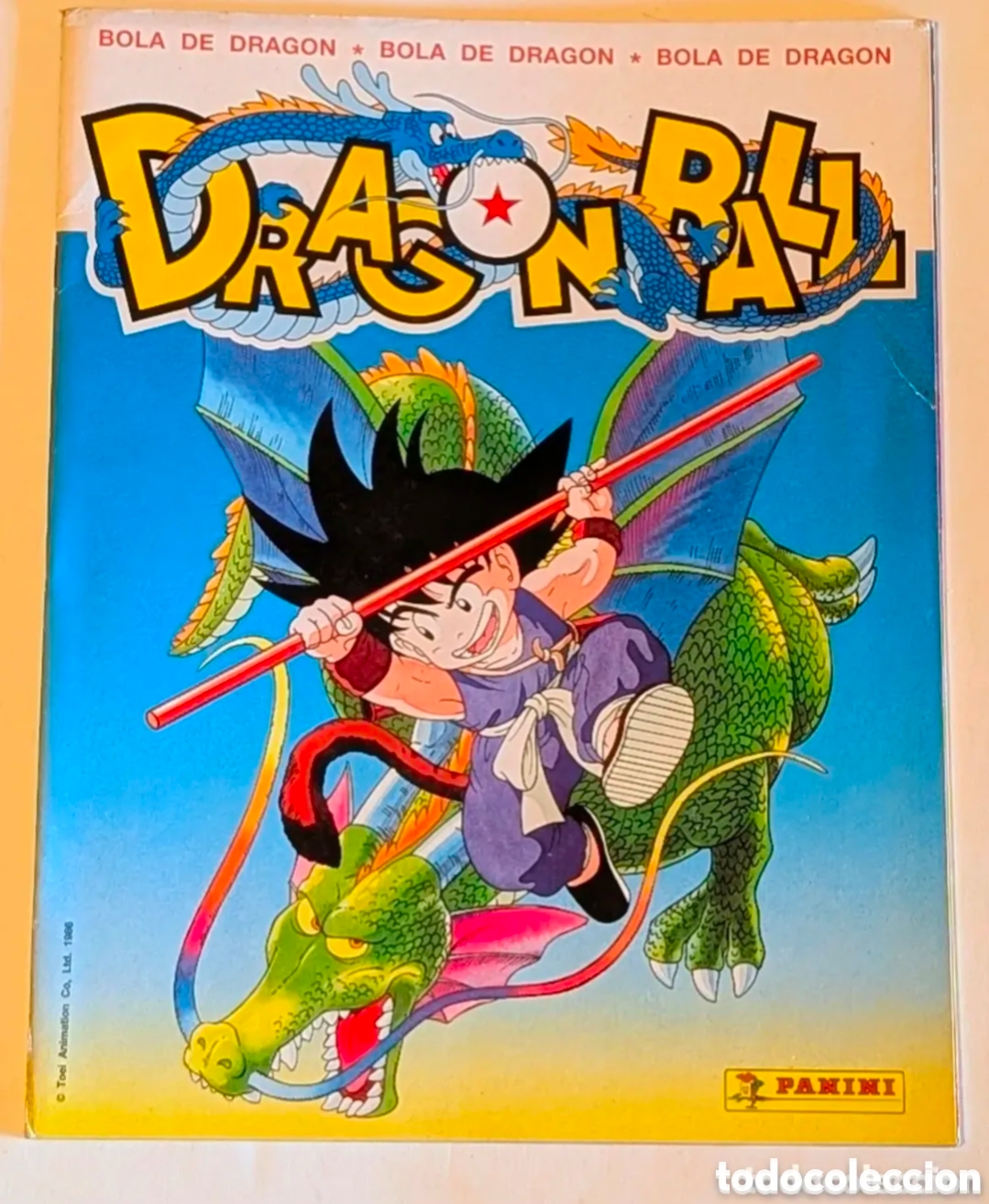 Coleccionismo &aacute;lbumes: Dragon Ball Album cromos plancha. Vac&iacute;o. Panini. 1986. Bola de Dragon. Dragon Ball Z. Bola de Drac
