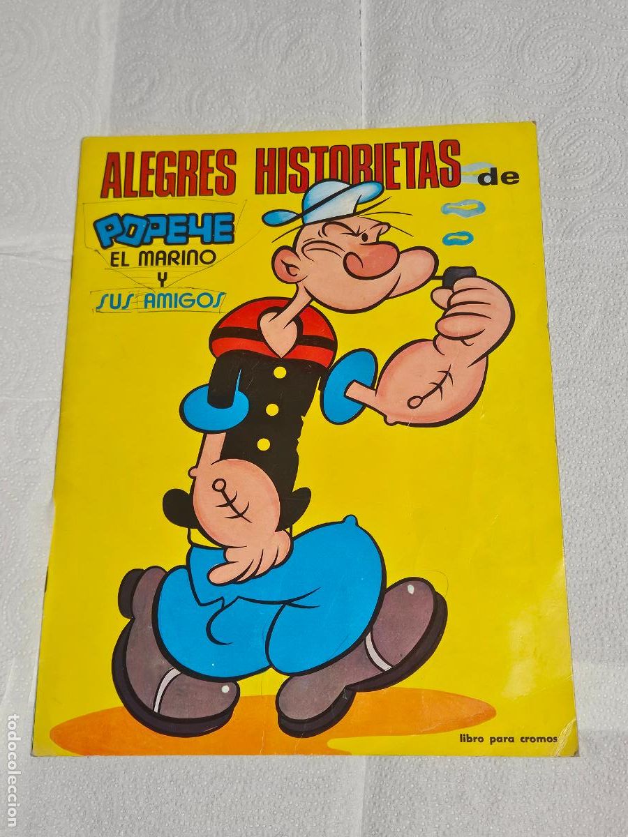 Coleccionismo &aacute;lbumes: ALBUM CROMOS FHER ALEGRES HISTORIETAS POPEYE EL MARINO Y SUS AMIGOS - INCOMPLETO