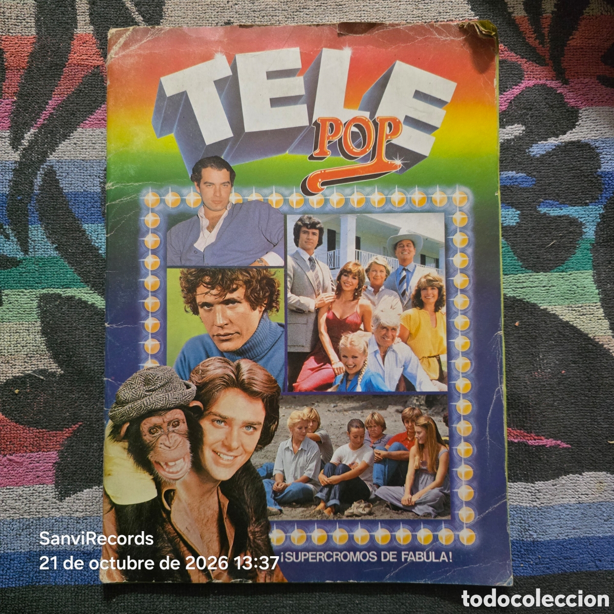 Coleccionismo &aacute;lbumes: &Aacute;LBUM DE CROMOS TELE POP [INCOMPLETO]
