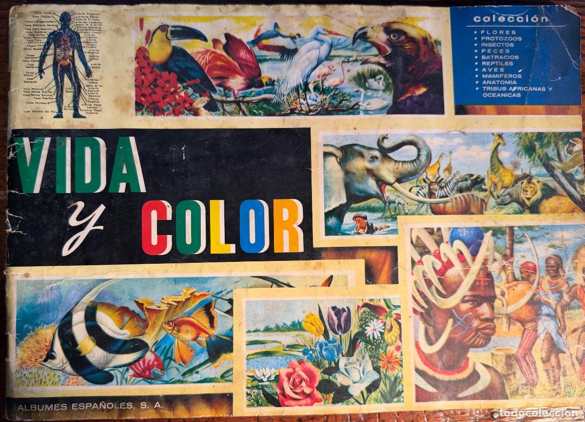 Coleccionismo &aacute;lbumes: ALBUM VIDA Y COLOR. ALBUM COMPLETO