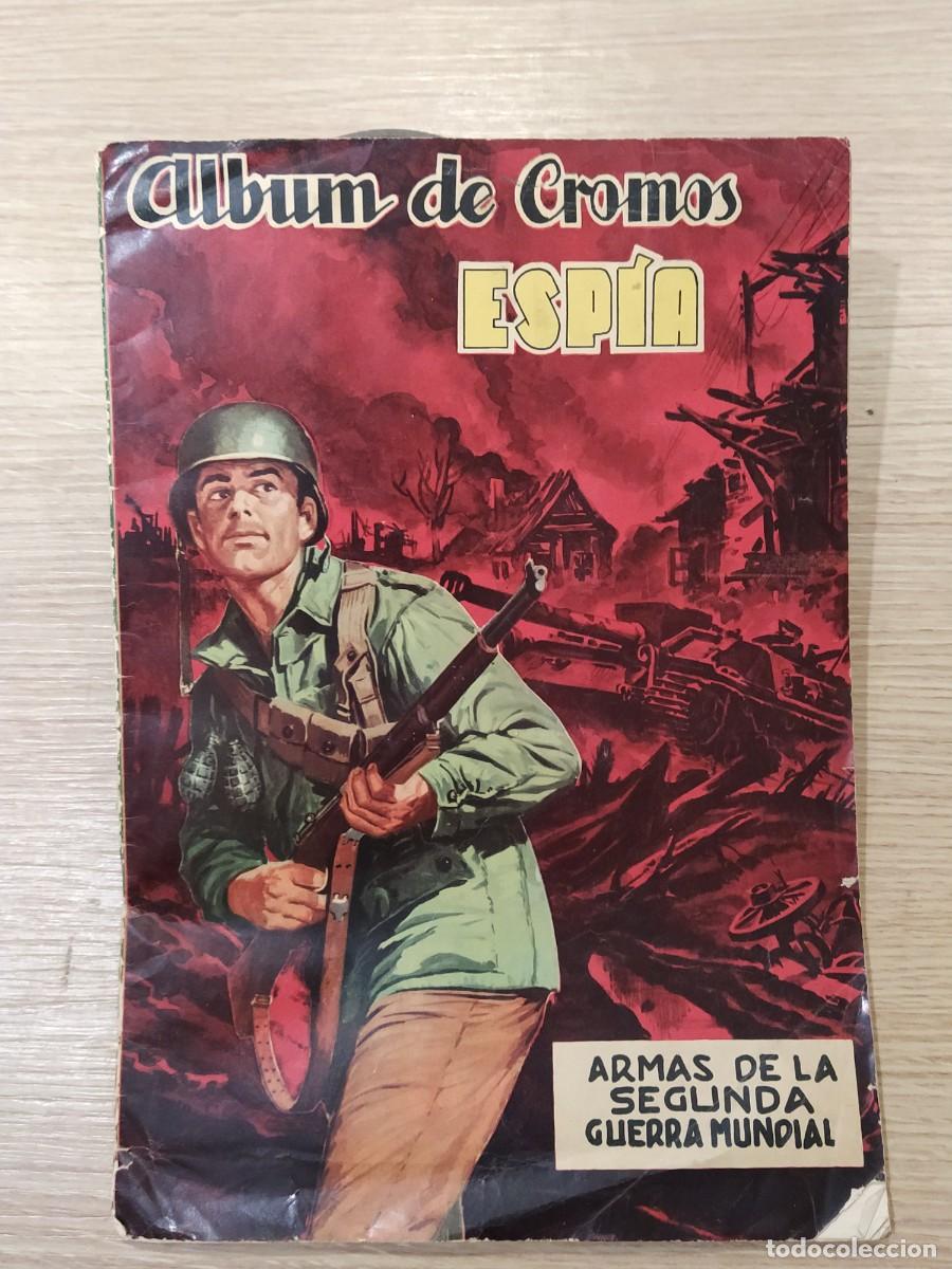 Coleccionismo &aacute;lbumes: ALBUM DE CROMOS ESPIA - ARMAS DE LA SEGUNDA GUERRA MUNDIAL - INCOMPLETO -FALTAN POCOS CROMOS-ED&middot;MAGA
