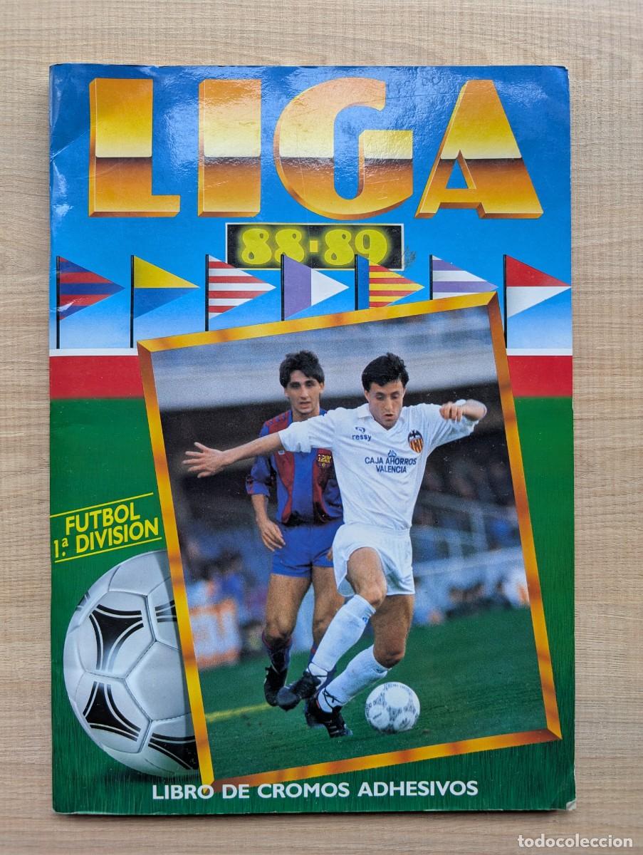 Coleccionismo &aacute;lbumes: &Aacute;LBUM LIGA 1988-1989 EDICIONES ESTE - INCOMPLETO (386 CROMOS)