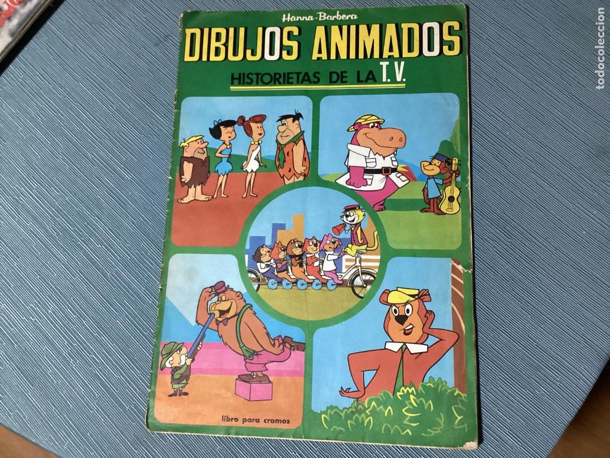 Coleccionismo &aacute;lbumes: ALBUM con 120 cromos DIBUJOS ANIMADOS HISTORIETAS DE LA T.V. HANNA-BARBERA .EDIC. FHER.