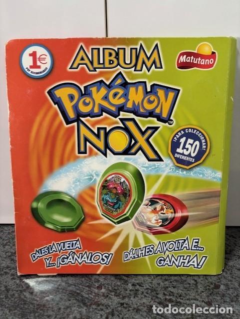 Coleccionismo &aacute;lbumes: POKEMON NOX ALBUM CON 45 TAZOS