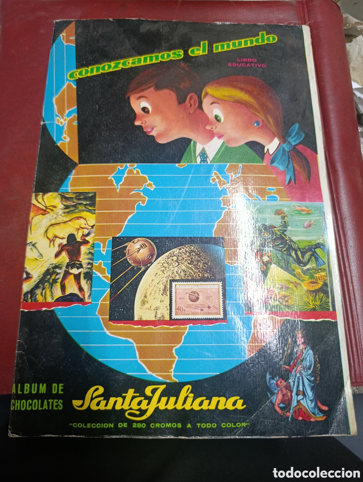 Coleccionismo &aacute;lbumes: Album cromos Santa Juliana conozcamos el mundo.