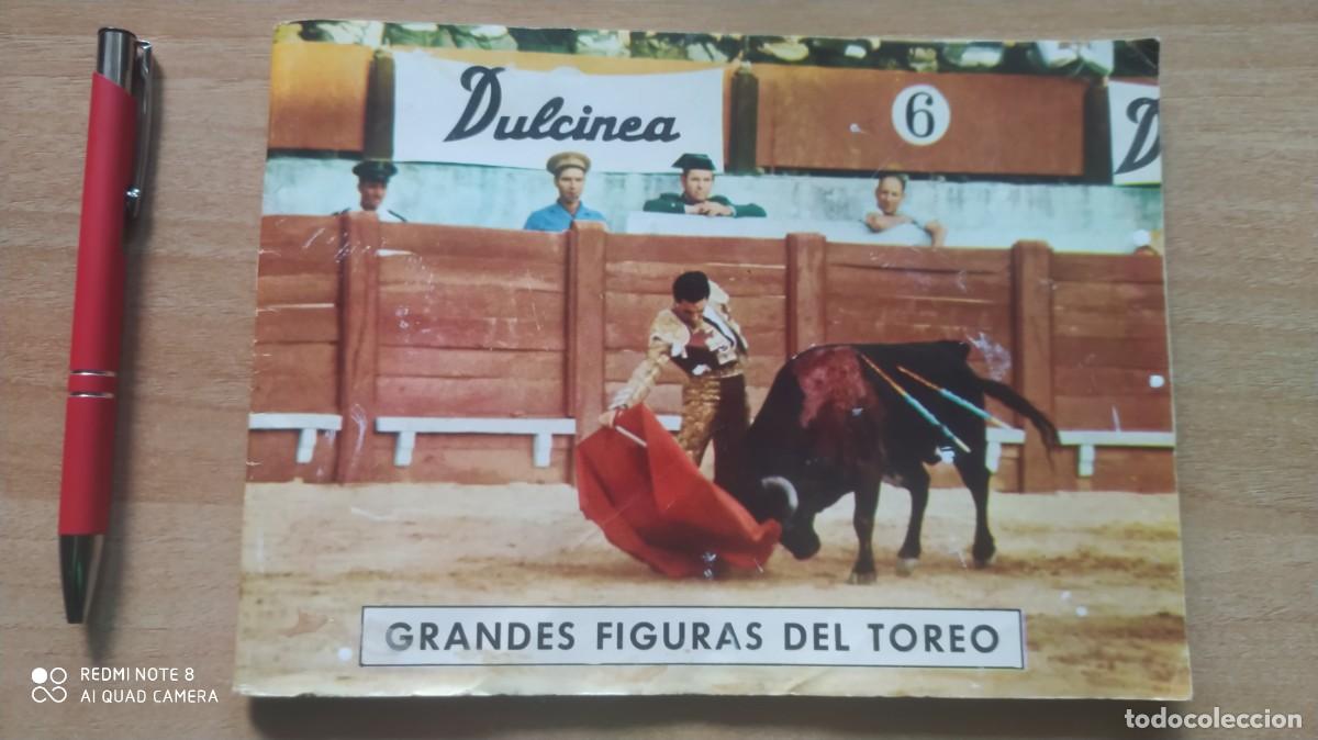 Coleccionismo &aacute;lbumes: ALBUM DE CROMOS GRANDES FIGURAS DEL TOREO CHOCOLATES DULCINEA UNICO MUY DIFICIL