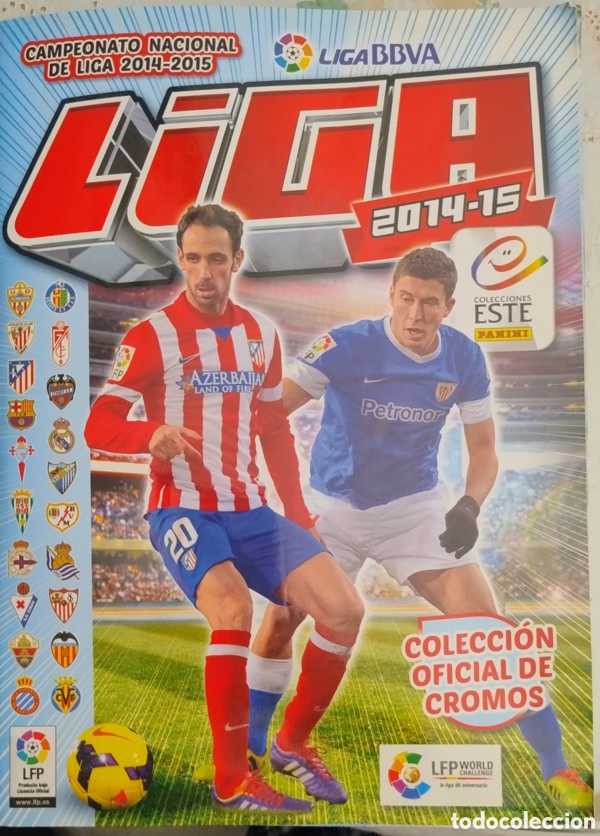 Coleccionismo &aacute;lbumes: Album liga 2014-2015. +23 cromos