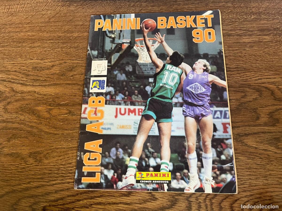 Coleccionismo &aacute;lbumes: ALBUM INCOMPLETO CROMOS PANINI BASKET 90