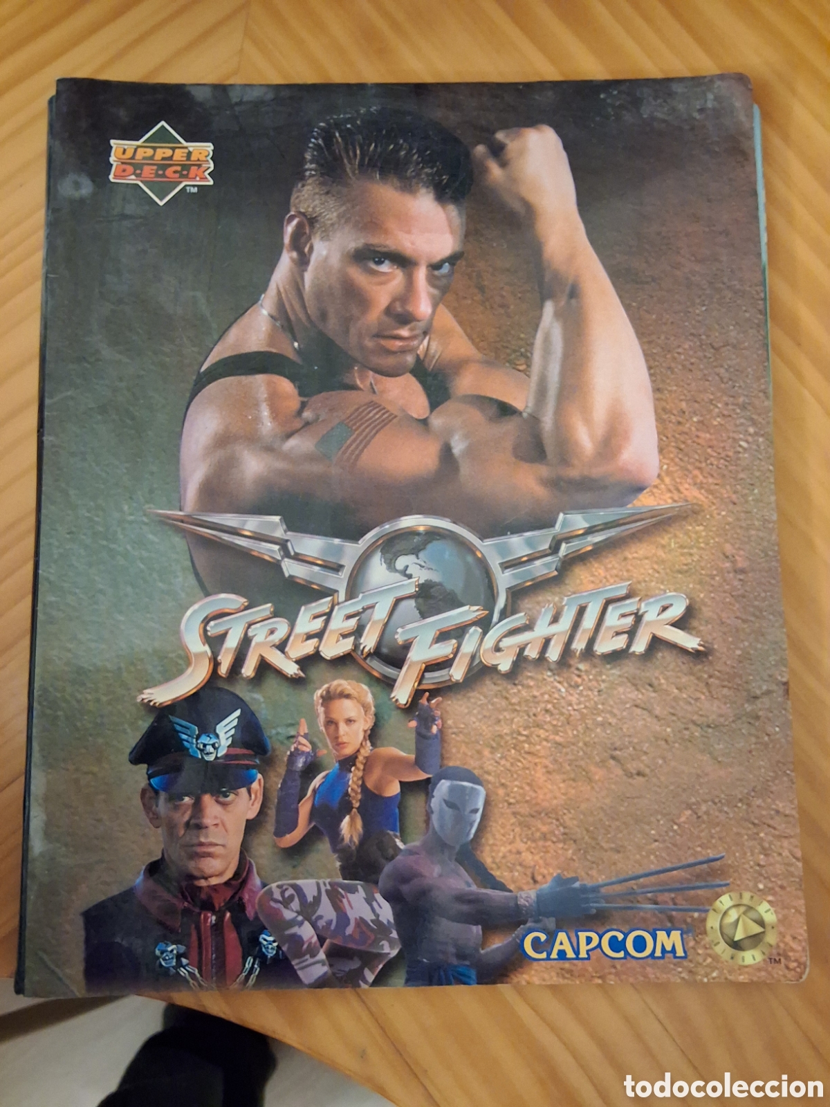 Coleccionismo &aacute;lbumes: Street fighter album cromos upper deck capcom a&ntilde;o 1994