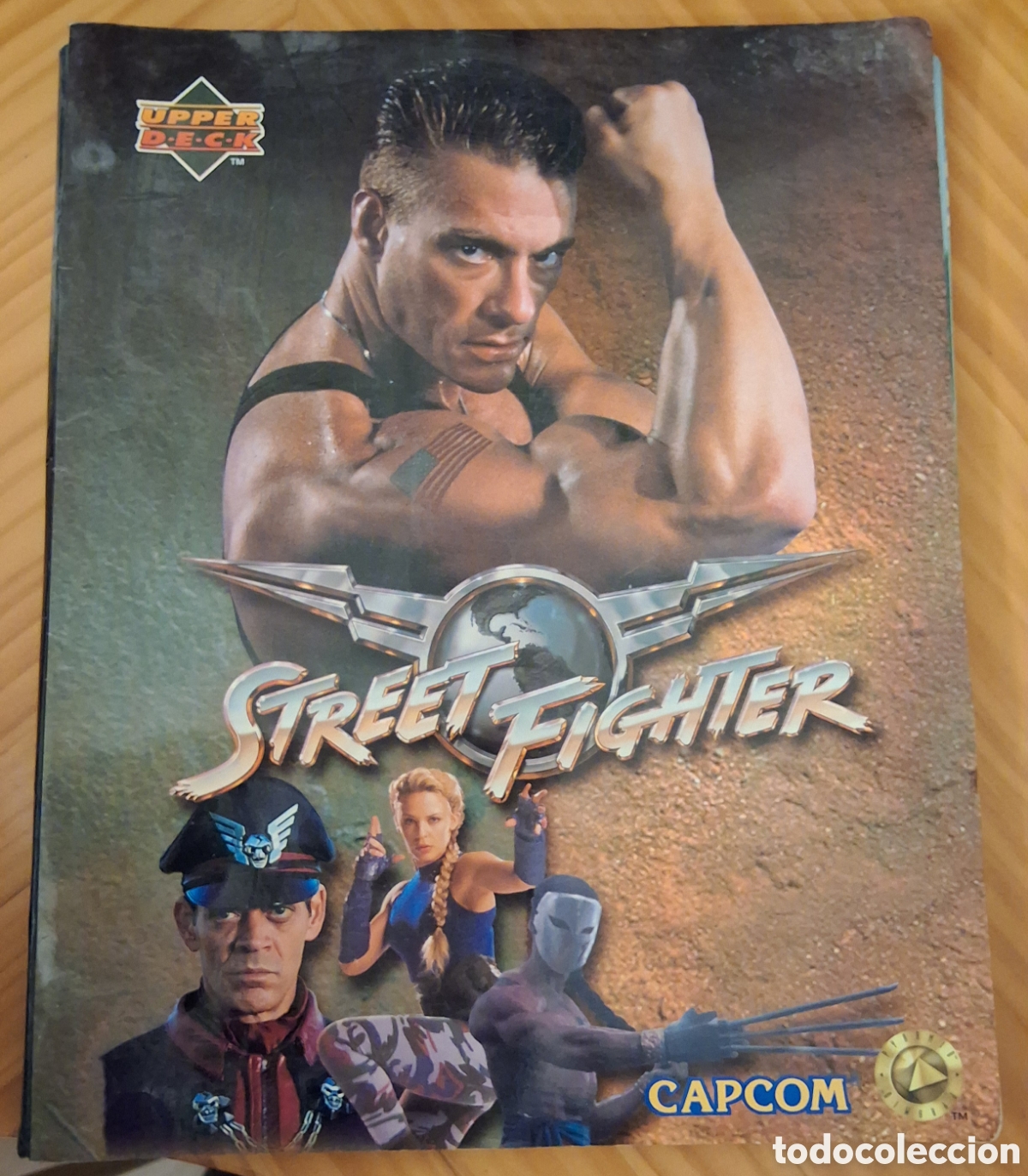 Coleccionismo &aacute;lbumes: Street fighter album cromos upper deck capcom a&ntilde;o 1994