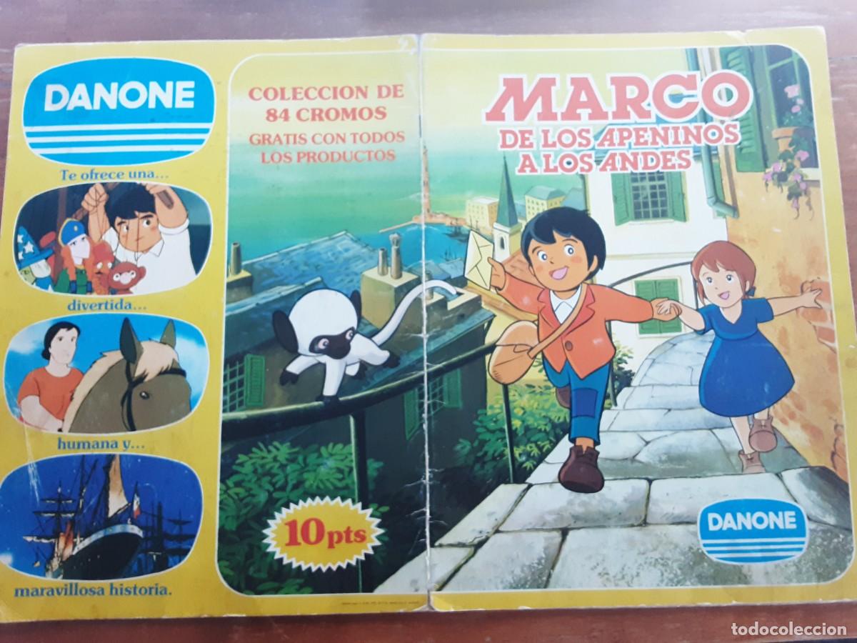Coleccionismo &aacute;lbumes: &Aacute;lbum Marco de los Apeninos a los Andes , Danone a falta de 16