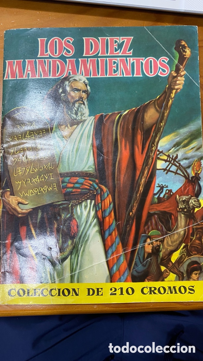 Coleccionismo &aacute;lbumes: Los diez mandamientos. &Aacute;lbum cromos