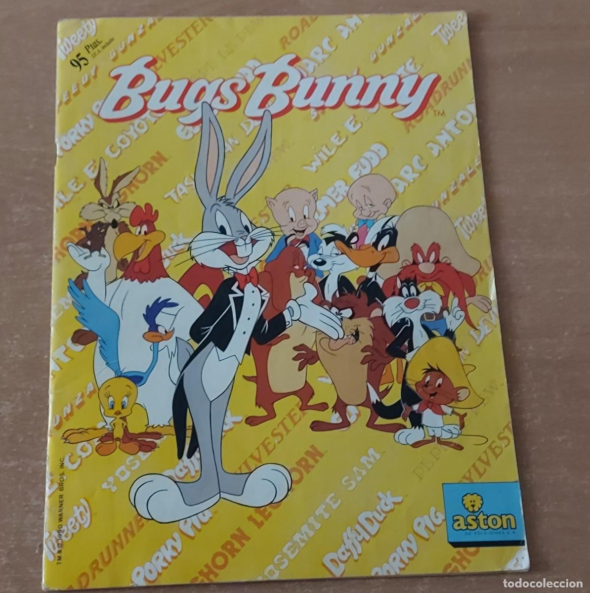 Coleccionismo &aacute;lbumes: Album cromos BUGS BUNNY ASTON 1990