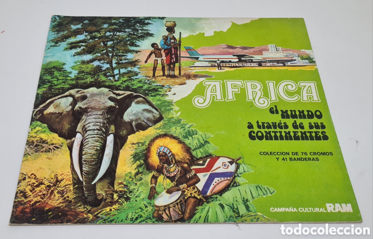 Coleccionismo &aacute;lbumes: ALBUM AFRICA RAM VACIO PRCTICAMENTE PLANCHA