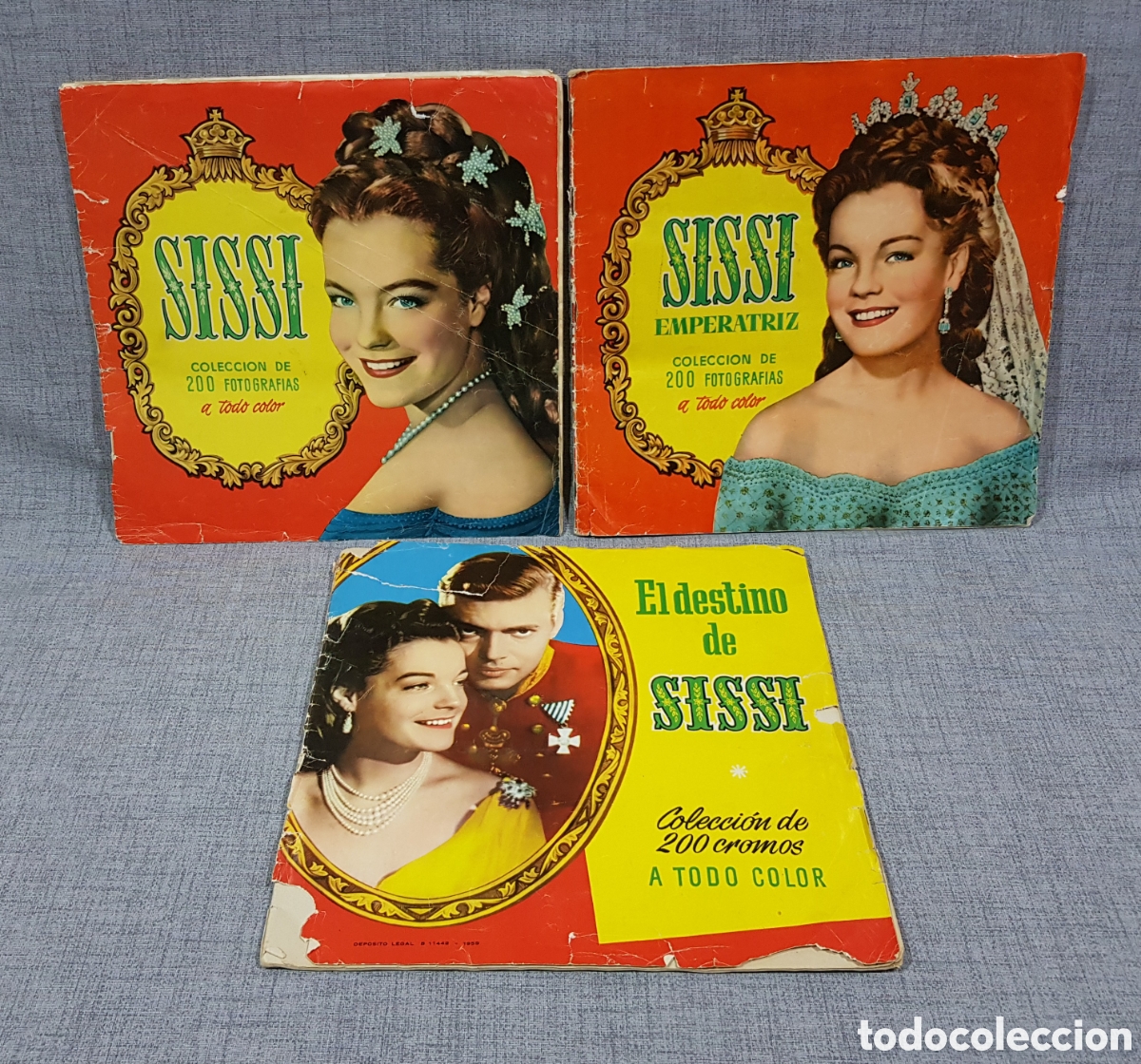 Coleccionismo &aacute;lbumes: LOTE &Aacute;LBUM SISSI + SISSI EMPERATRIZ + EL DESTINO DE SISSI. BRUGUERA A&Ntilde;OS 50 - 60