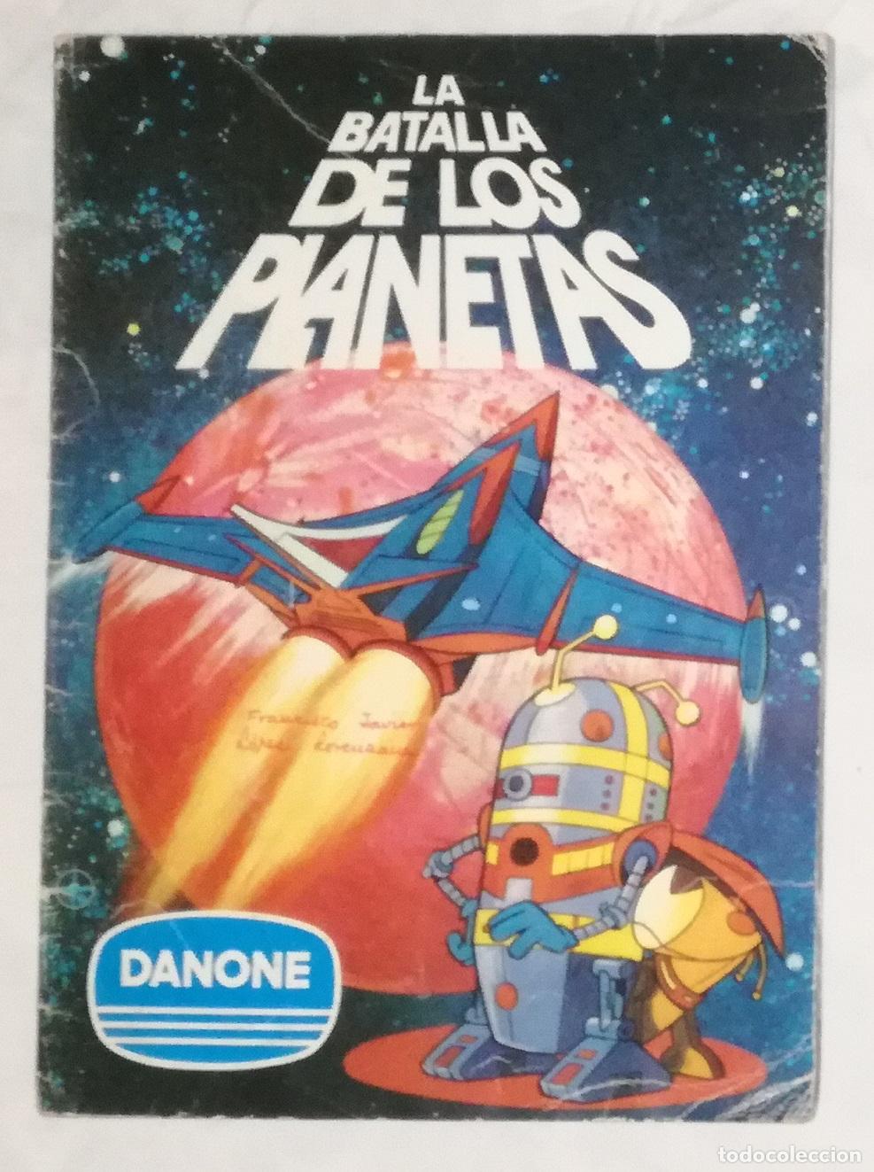 Coleccionismo &aacute;lbumes: Album La batalla de los planetas, Danone - Contiene 50 cromos